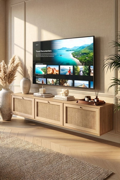 Hanah Home Dune - DN1-SJ Soporte para TV de Roble Hanah Home Dune - DN1-SJ Soporte para TV de Roble